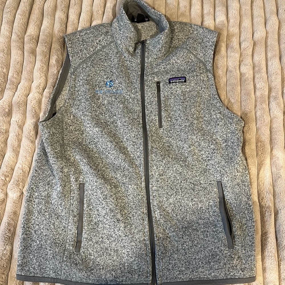 Patagonia Heather Gray Fleece Vest